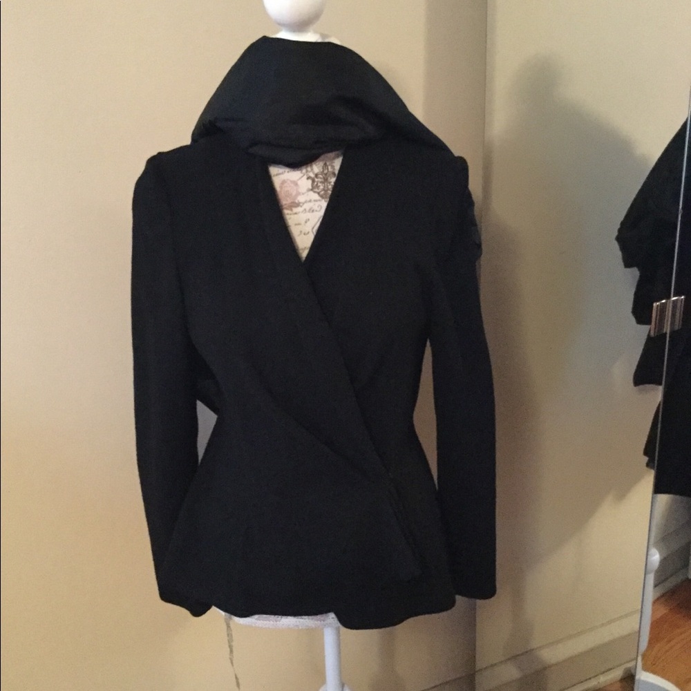 Black wool jacket